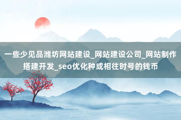 一些少见品潍坊网站建设_网站建设公司_网站制作搭建开发_seo优化种或相往时号的钱币